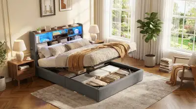 Platzsparende Betten im Schlafzimmer