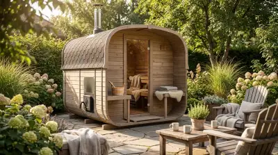 Outdoor-Wellness mit eigener Gartensauna