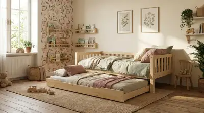 Kinderbett mit Ausziehbett